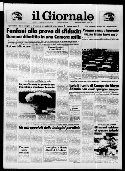 Il giornale : quotidiano del mattino